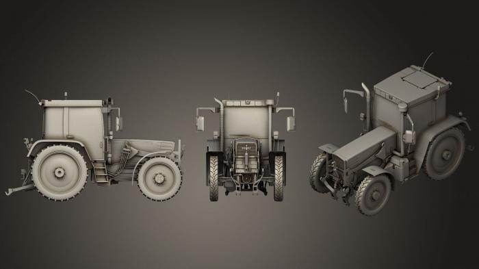 نموذج ثلاثي الأبعاد لآلة CNC السيارات والنقل Fendt Farm Tractor